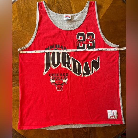 Vintage 90s Nutmeg Michael Jordan Chicago Bulls Tank Top - Picture 5 of 7